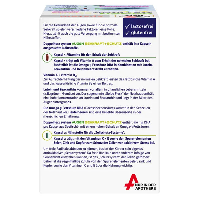Doppelherz 雙心 全方位護眼膠囊 葉黃素護眼膠囊